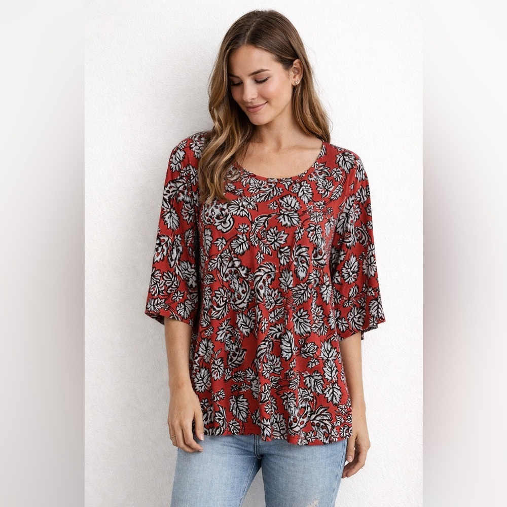 MASAI Floral coral/rose Women's Top
